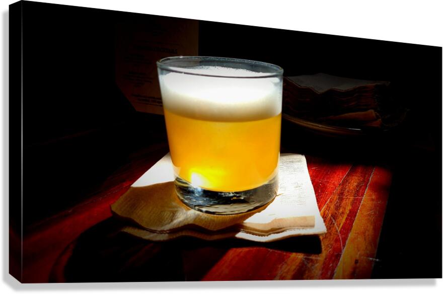A Good Drink Canvas Print