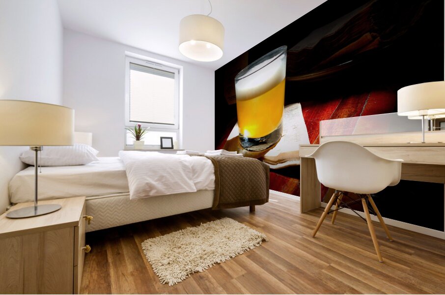 A Good Drink Mural print